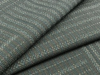 平和屋着物▽本塩沢 単衣 幾何学文様 正絹 逸品 AABB1413jh