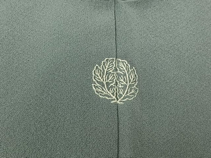 平和屋着物▽訪問着 単衣 刺繍 花鳥文 暈し染め 金彩 金銀糸 正絹 逸品 AABB1418jh