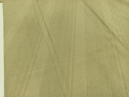 平和屋着物▽本塩沢 単衣 110亀甲 斜縞 正絹 逸品 AABB1420jh