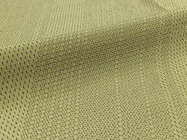 平和屋着物▽本塩沢 単衣 110亀甲 斜縞 正絹 逸品 AABB1420jh