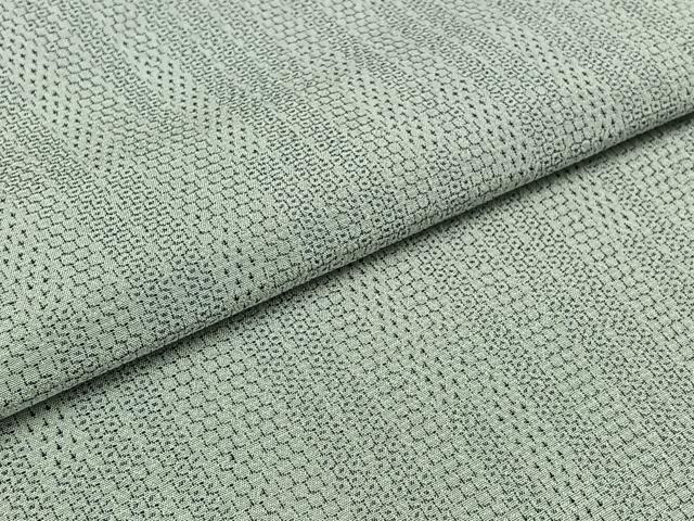 平和屋着物▽本塩沢 単衣 110亀甲 縞 正絹 逸品 AABB1438jh