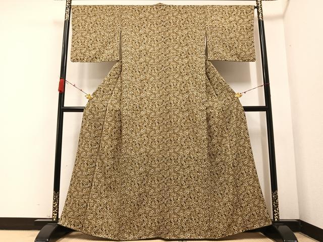 平和屋着物●小紋 花尽し 洗える着物 AABB1442ph