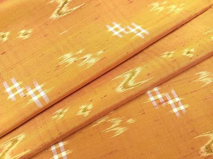 平和屋着物●本場琉球絣 紬 正絹 逸品 未使用 AABB1456ph