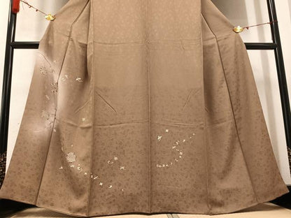 平和屋着物●訪問着　雪輪宝尽くし　暈し染め　金彩　正絹　逸品　AABB1476ph