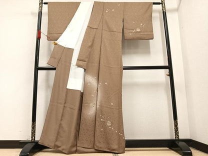 平和屋着物●訪問着　雪輪宝尽くし　暈し染め　金彩　正絹　逸品　AABB1476ph