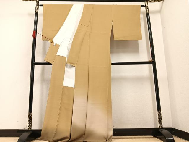 平和屋着物●色留訪問着　霞文　暈し染め　正絹　逸品　AABB1479ph