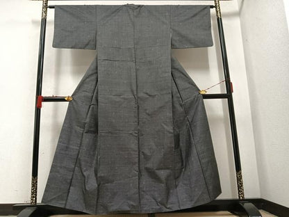 平和屋着物●本場大島紬 カタス7マルキ 舞花文 正絹 逸品 AABB1493ph