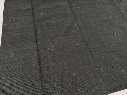 平和屋着物●本場大島紬 カタス7マルキ 舞花文 正絹 逸品 AABB1493ph