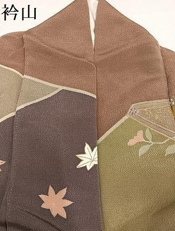 平和屋着物●創業460年・千總　訪問着　友禅　草花文　金彩　鬼しぼ縮緬　正絹　逸品　AABB1495ph
