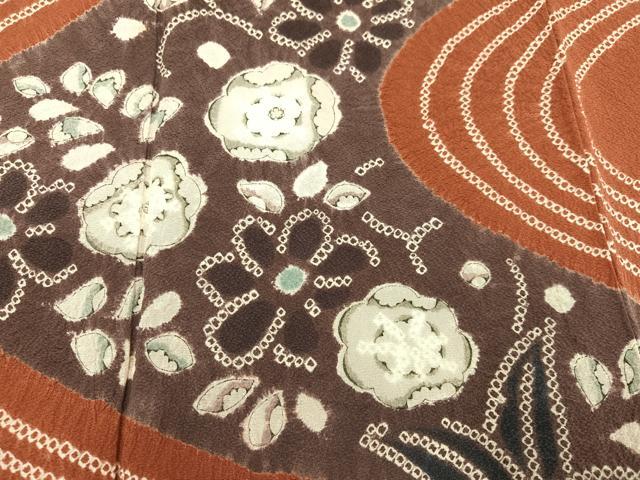 平和屋着物●訪問着　辻が花　絞り　正絹　逸品　AABB1505ph