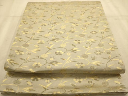 平和屋着物◎西陣 六通柄袋帯 蔦の葉葡萄 金糸 正絹 逸品 AABB1545dt