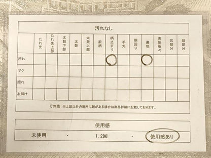 平和屋着物◎六通柄袋帯 唐織 風景文 銀糸 正絹 逸品 AABB1624dt
