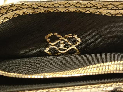 平和屋着物◎六通柄袋帯 唐織 更紗花文 黒地 金糸 正絹 逸品 AABB1641dt