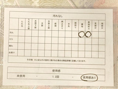 平和屋着物◎六通柄袋帯　唐織　彩華精繍文　プラチナ箔　正絹　逸品　AABB1658dt
