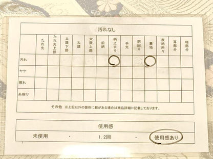 平和屋着物◎六通柄袋帯　流水鴛鴦花文　彩錦　プラチナ箔　正絹　逸品　AABB1676dt