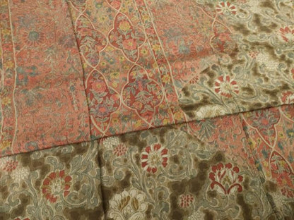 平和屋着物●訪問着　更紗花文　鈴乃屋扱い　正絹　逸品　AABB1992ck