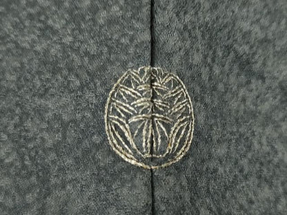 平和屋着物●訪問着　駒刺繍　花丸文　金銀彩　正絹　逸品　AABB1996ck
