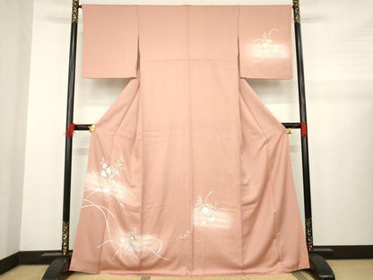 平和屋着物●訪問着　花籠文　暈し染め　正絹　逸品　AABB2000ck