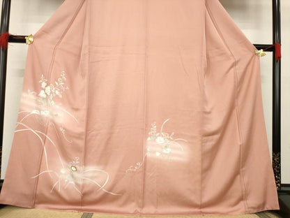 平和屋着物●訪問着　花籠文　暈し染め　正絹　逸品　AABB2000ck