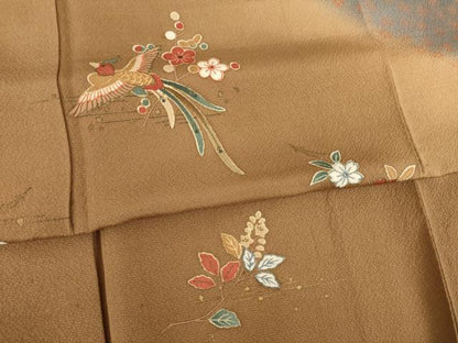 平和屋着物●訪問着　鳳凰花文　暈し染め　正絹　逸品　AABB2010ck