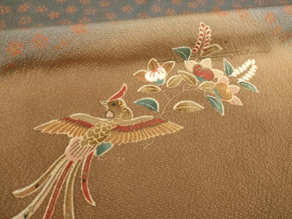 平和屋着物●訪問着　鳳凰花文　暈し染め　正絹　逸品　AABB2010ck