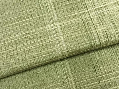 平和屋着物▽上質な紬 単衣 縞 反端付き 正絹 逸品 AABB2045fy