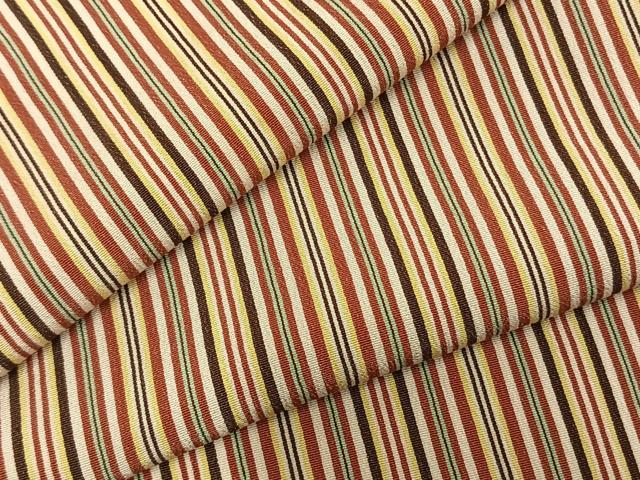 平和屋着物▽上質な小紋 単衣 縞 正絹 逸品 AABB2049fy