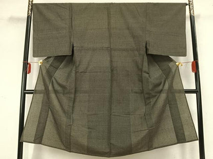 平和屋着物▽男性 紬 単衣 霞文 AABB2061fy
