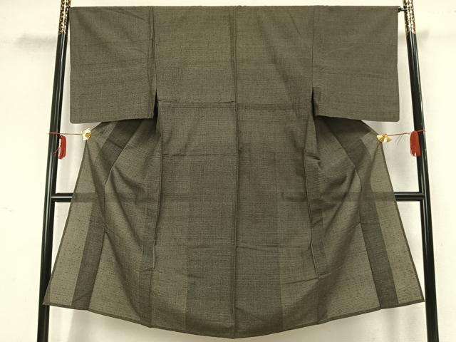 平和屋着物▽男性 紬 単衣 霞文 AABB2061fy