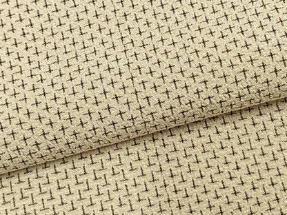 平和屋着物▽本塩沢 単衣 蚊絣 正絹 逸品 AABB2063fy