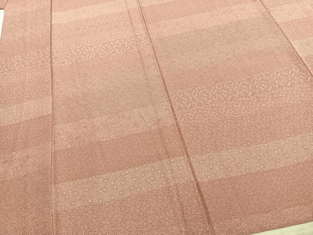 平和屋着物▽江戸小紋　単衣　横段文　正絹　逸品　AABB2064fy