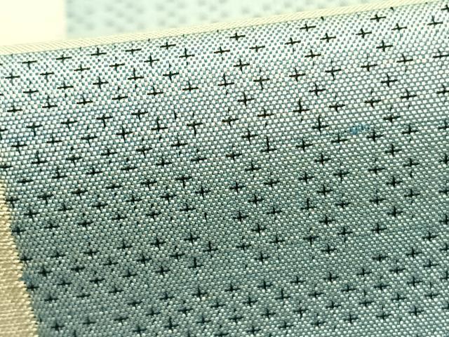 平和屋着物▽上質な紬 単衣 市松文様 正絹 逸品 AABB2083fy