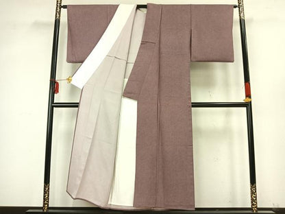 平和屋着物▽飯島輝也 江戸小紋 単衣 鮫小紋柄 正絹 逸品 AABB2092fy