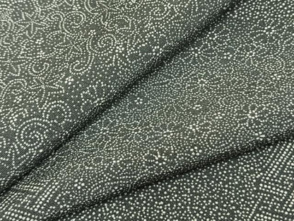 平和屋着物▽江戸小紋 単衣 切嵌花文 正絹 逸品 AABB2093fy