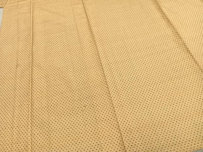 平和屋着物▽上質な紬　単衣　蚊絣　正絹　逸品　AABB2097fy