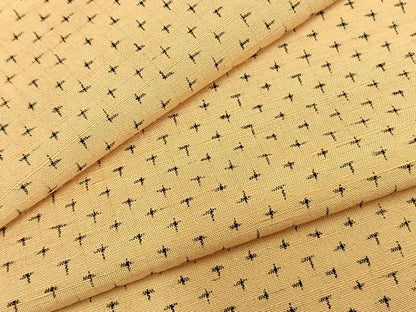 平和屋着物▽上質な紬　単衣　蚊絣　正絹　逸品　AABB2097fy