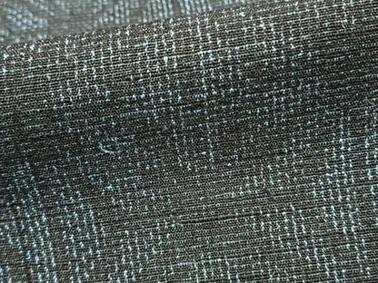 平和屋着物▽上質な紬 単衣 麻の葉文様 正絹 逸品 AABB2100fy