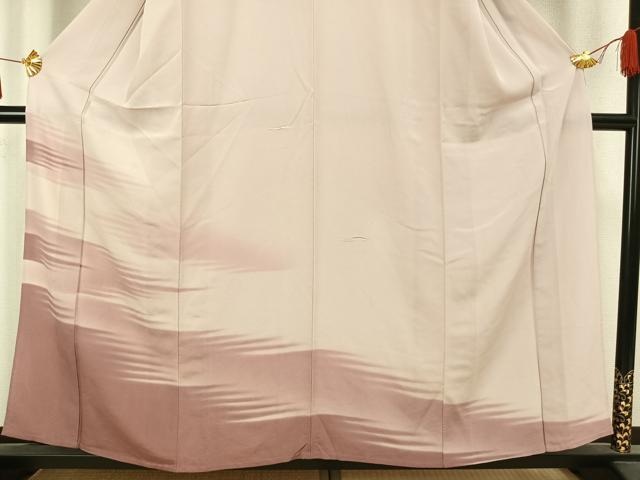 平和屋着物▽訪問着 単衣 霞文 正絹 逸品 AABB2101fy