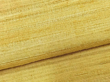 平和屋着物▽上質な紬 単衣 色無地 花葉色 正絹 逸品 AABB2103fy