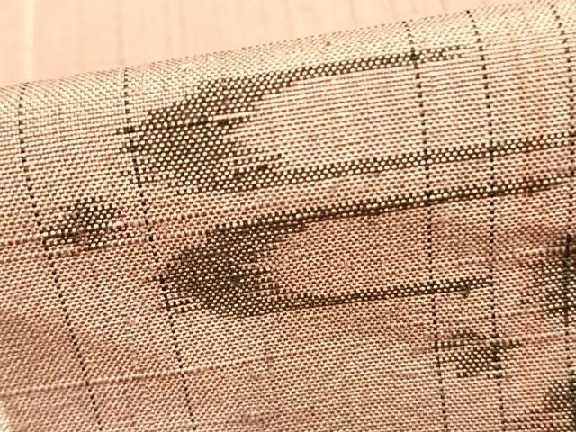 平和屋着物▽上質な紬 単衣 琉球絣 正絹 逸品 AABB2105fy