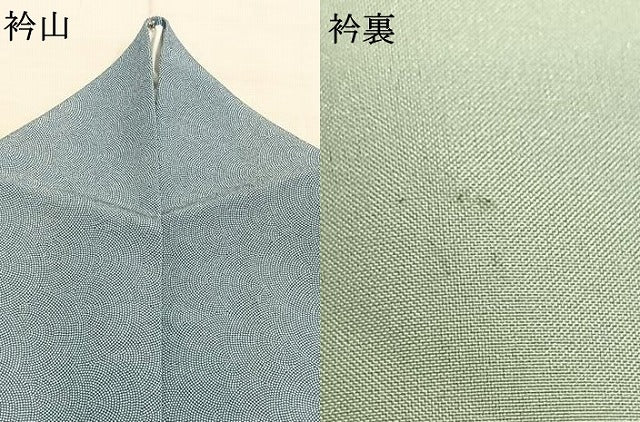 平和屋着物▽江戸小紋 単衣 鮫小紋柄 さんび謹製 洗える着物 AABB2115fy