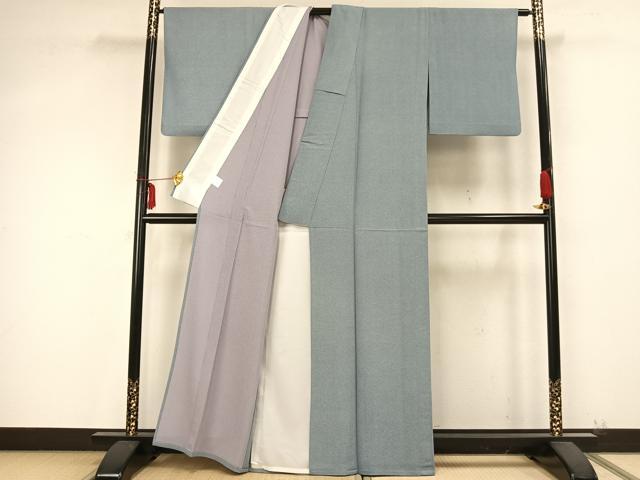 平和屋着物▽江戸小紋 単衣 鮫小紋柄 さんび謹製 洗える着物