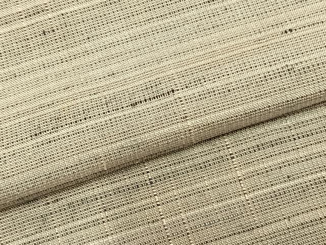 平和屋着物▽上質な紬 単衣 横縞 正絹 逸品 AABB2137fy