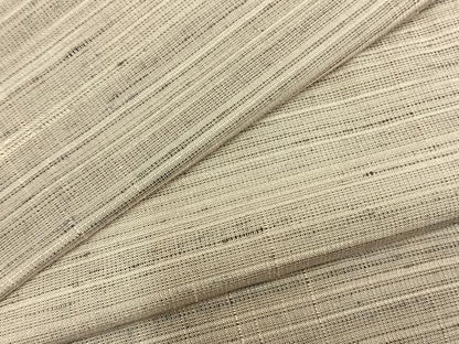平和屋着物▽上質な紬 単衣 横縞 正絹 逸品 AABB2137fy