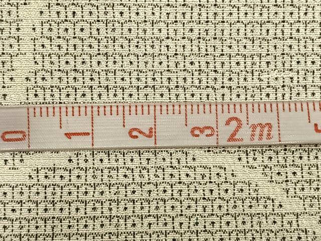 平和屋着物▽本塩沢 単衣 150亀甲 唐草文 正絹 逸品 AABB2141fy
