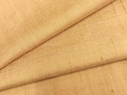 平和屋着物▽上質な紬 単衣 色無地 飴色 正絹 逸品 未使用 AABB2162fy