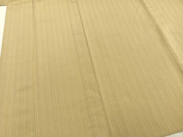 平和屋着物▽小紋 単衣 縞 洗える着物 AABB2170fy
