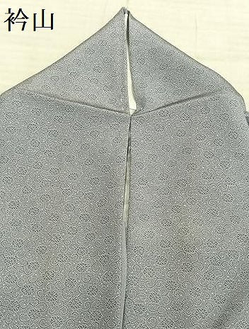平和屋着物▽江戸小紋 単衣 花唐草文 正絹 逸品 AABB2182fy