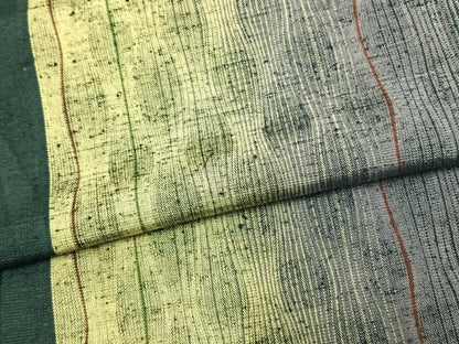 平和屋着物▽上質な紬 単衣 間道 やまと誂製 正絹 逸品 未使用 AABB2187fy