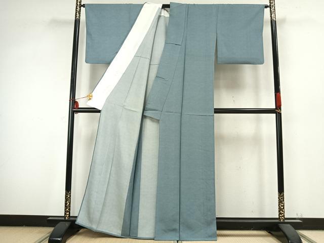 平和屋着物▽江戸小紋 単衣 鮫小紋柄 正絹 逸品 AABB2207fy